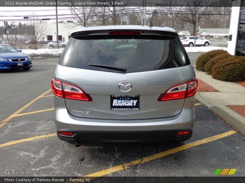 Liquid Silver Metallic / Black 2012 Mazda MAZDA5 Grand Touring