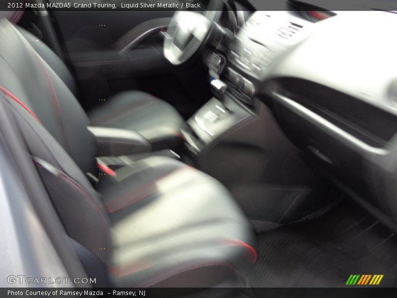 Liquid Silver Metallic / Black 2012 Mazda MAZDA5 Grand Touring
