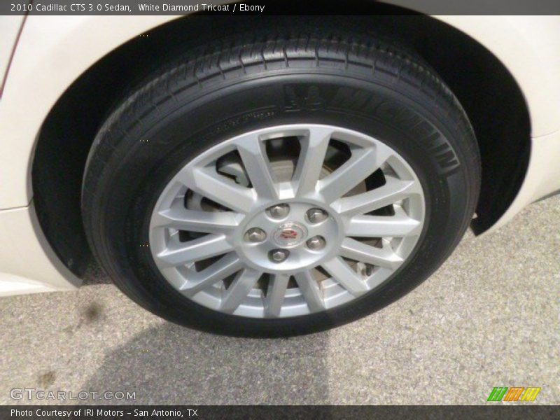 White Diamond Tricoat / Ebony 2010 Cadillac CTS 3.0 Sedan