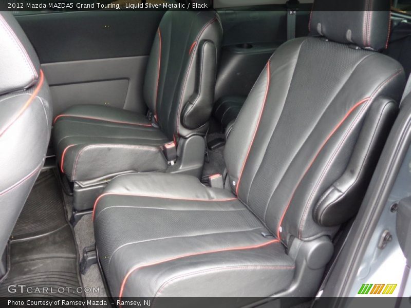 Liquid Silver Metallic / Black 2012 Mazda MAZDA5 Grand Touring