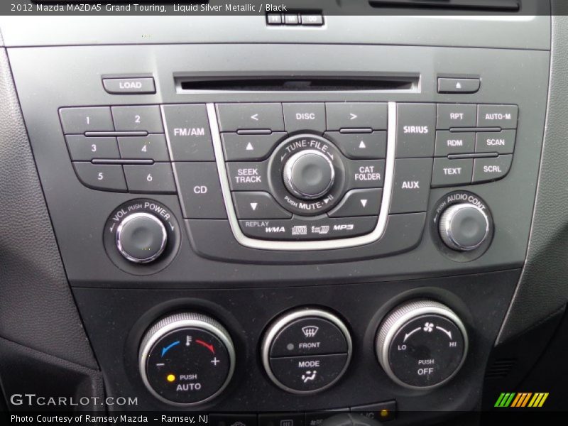 Liquid Silver Metallic / Black 2012 Mazda MAZDA5 Grand Touring