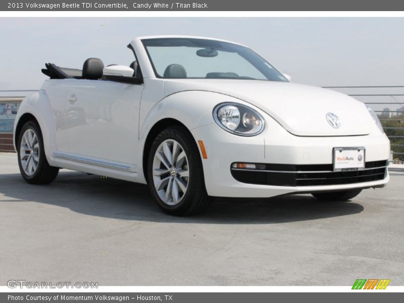 Candy White / Titan Black 2013 Volkswagen Beetle TDI Convertible