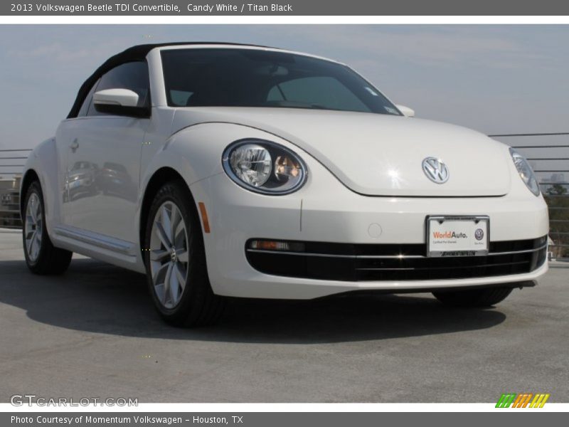 Candy White / Titan Black 2013 Volkswagen Beetle TDI Convertible