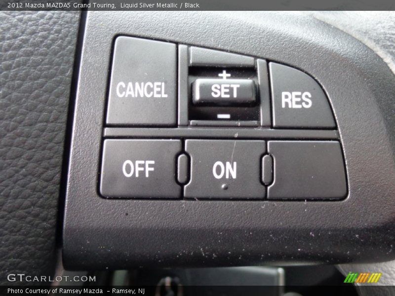 Liquid Silver Metallic / Black 2012 Mazda MAZDA5 Grand Touring