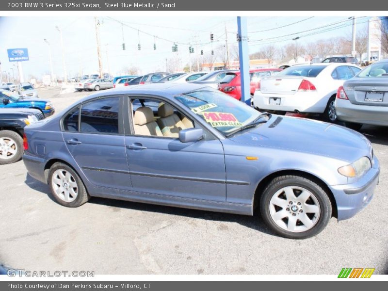 Steel Blue Metallic / Sand 2003 BMW 3 Series 325xi Sedan