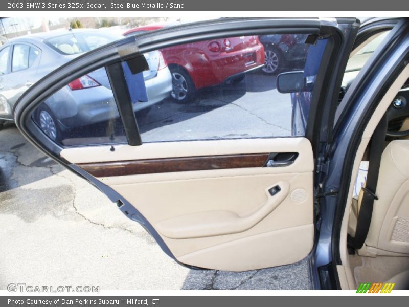 Steel Blue Metallic / Sand 2003 BMW 3 Series 325xi Sedan