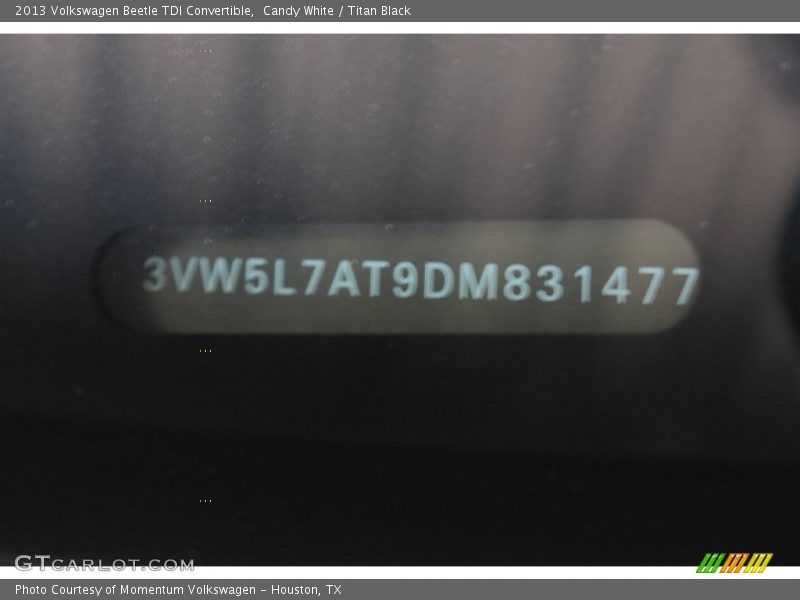 Candy White / Titan Black 2013 Volkswagen Beetle TDI Convertible