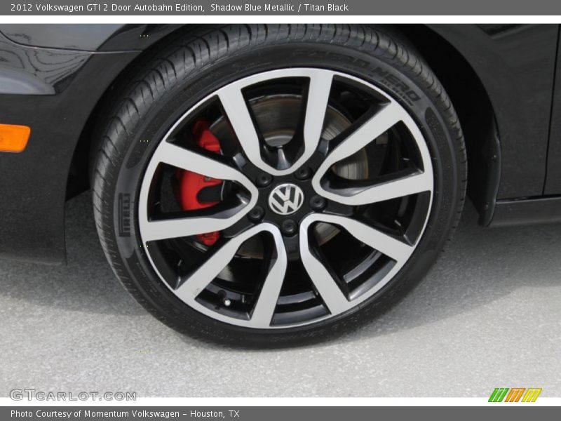 Shadow Blue Metallic / Titan Black 2012 Volkswagen GTI 2 Door Autobahn Edition