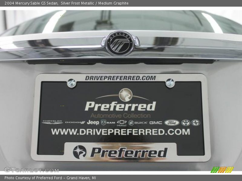 Silver Frost Metallic / Medium Graphite 2004 Mercury Sable GS Sedan