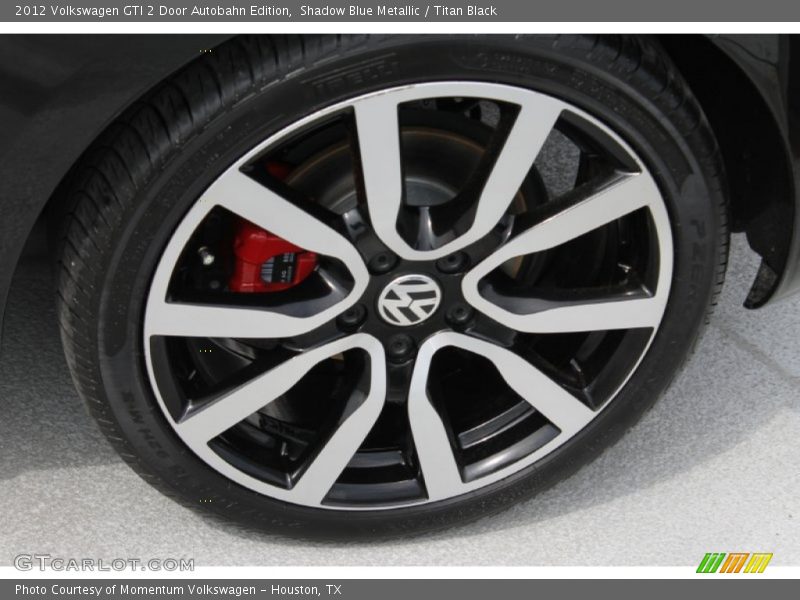 Shadow Blue Metallic / Titan Black 2012 Volkswagen GTI 2 Door Autobahn Edition
