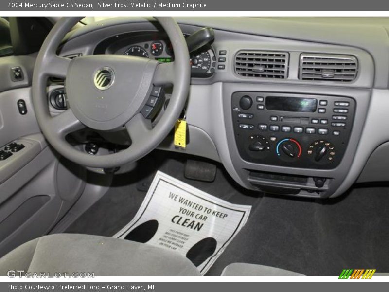 Silver Frost Metallic / Medium Graphite 2004 Mercury Sable GS Sedan