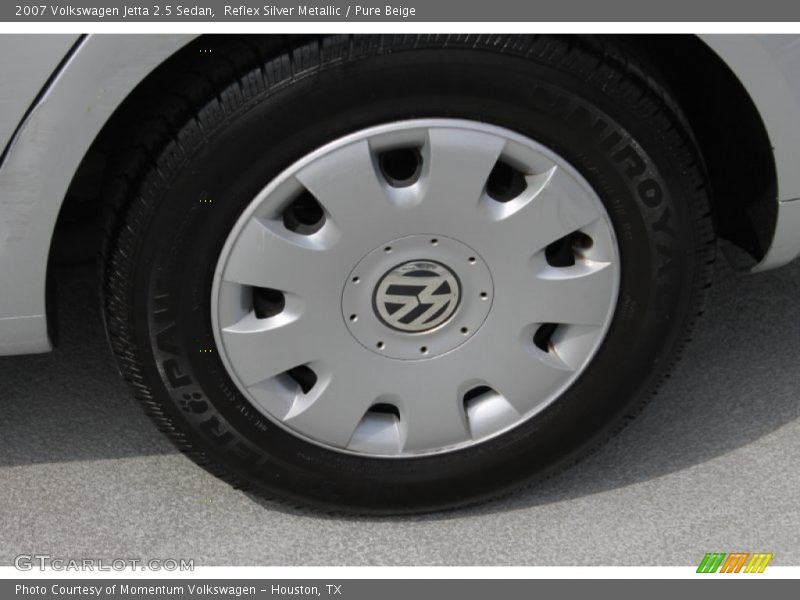 Reflex Silver Metallic / Pure Beige 2007 Volkswagen Jetta 2.5 Sedan