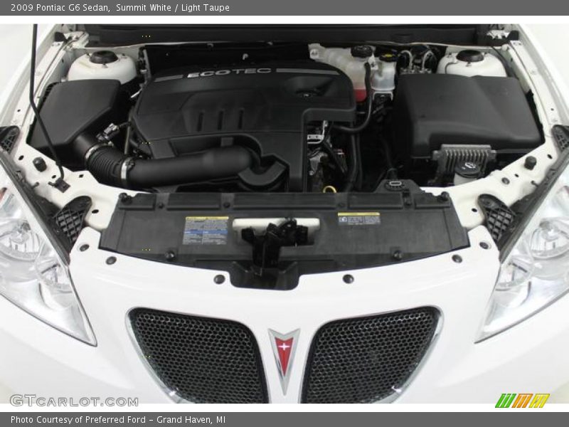 Summit White / Light Taupe 2009 Pontiac G6 Sedan