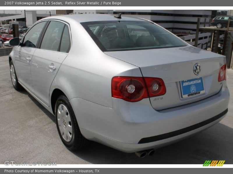 Reflex Silver Metallic / Pure Beige 2007 Volkswagen Jetta 2.5 Sedan