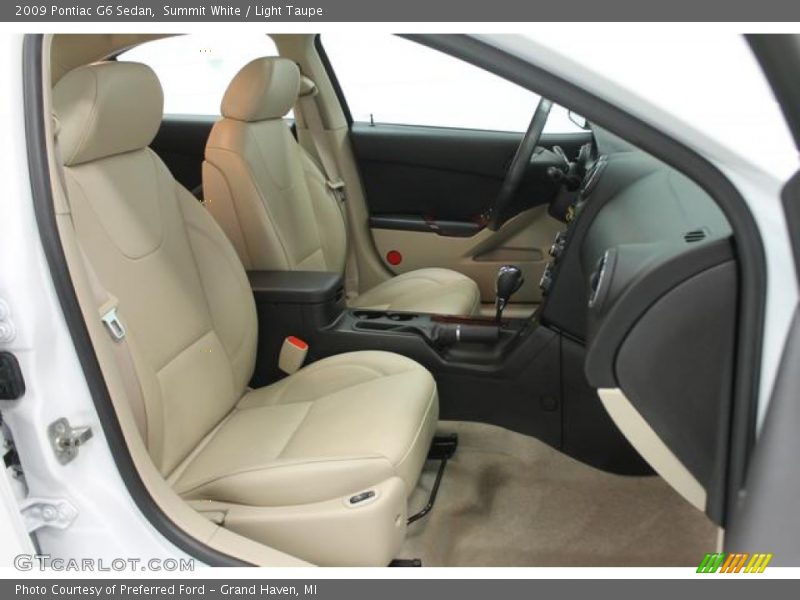 Summit White / Light Taupe 2009 Pontiac G6 Sedan