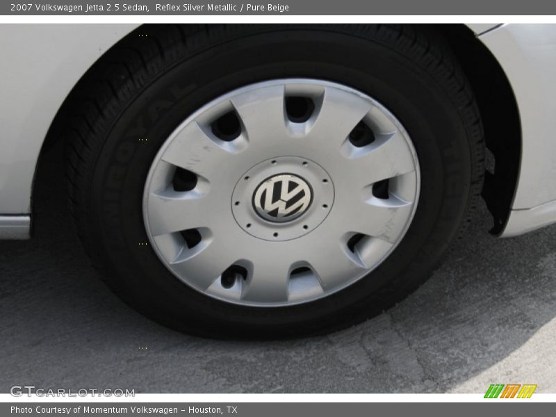 Reflex Silver Metallic / Pure Beige 2007 Volkswagen Jetta 2.5 Sedan