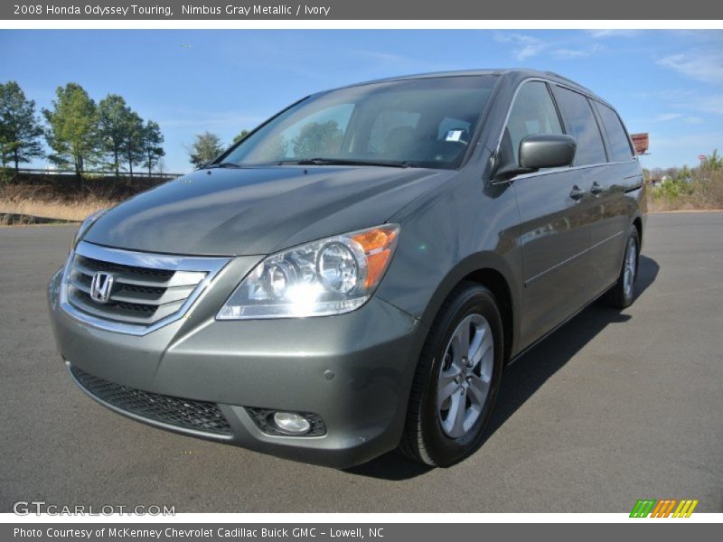 Nimbus Gray Metallic / Ivory 2008 Honda Odyssey Touring