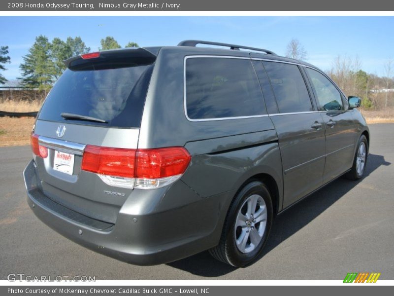 Nimbus Gray Metallic / Ivory 2008 Honda Odyssey Touring