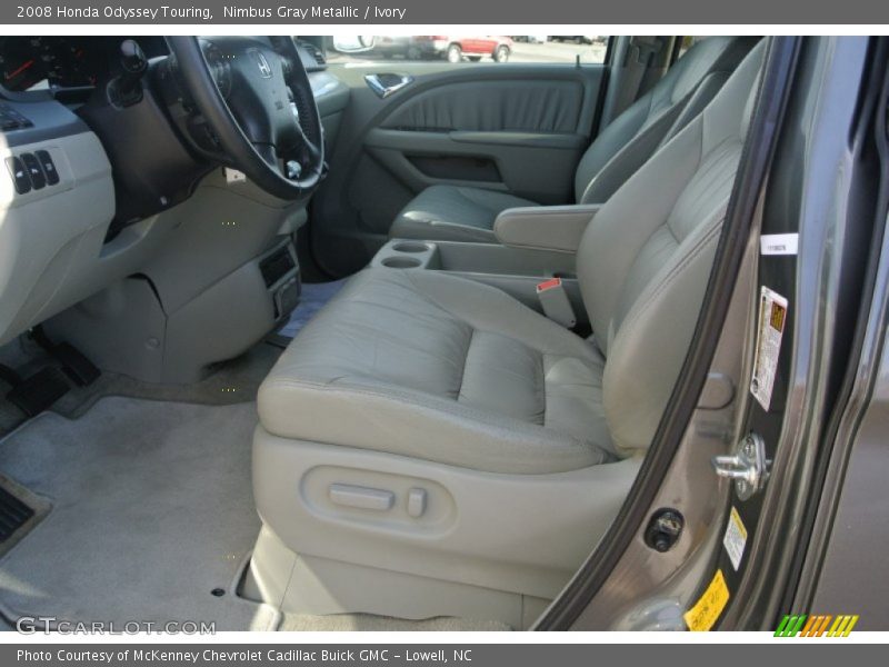 Nimbus Gray Metallic / Ivory 2008 Honda Odyssey Touring