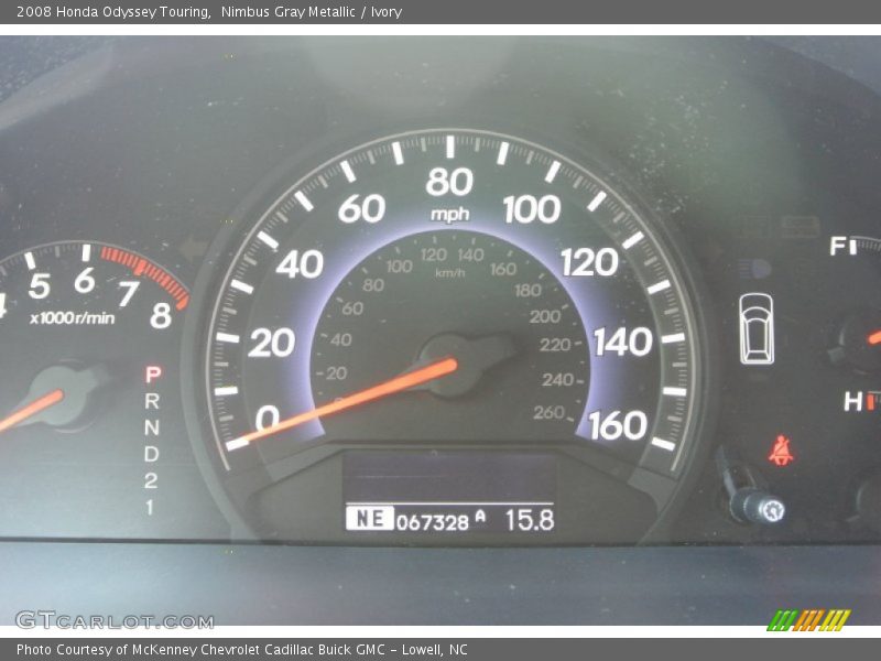 Nimbus Gray Metallic / Ivory 2008 Honda Odyssey Touring