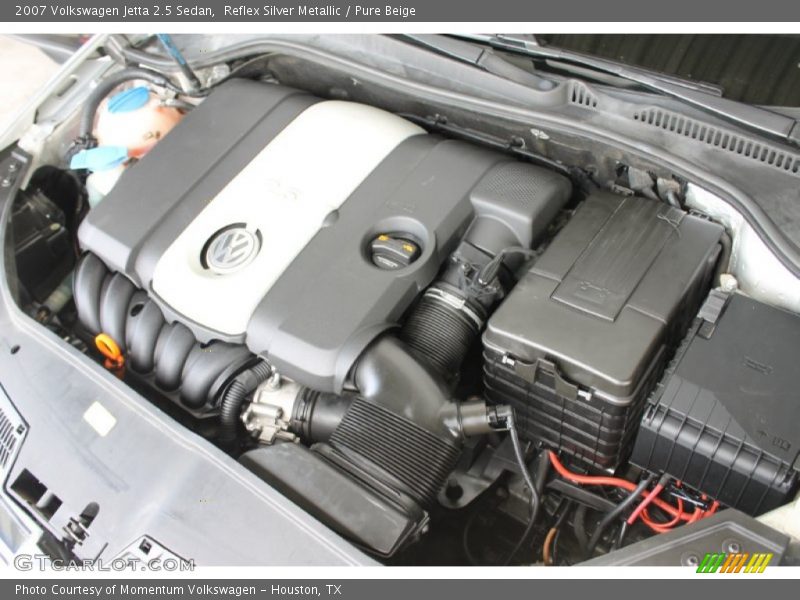 Reflex Silver Metallic / Pure Beige 2007 Volkswagen Jetta 2.5 Sedan