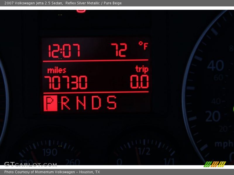 Reflex Silver Metallic / Pure Beige 2007 Volkswagen Jetta 2.5 Sedan