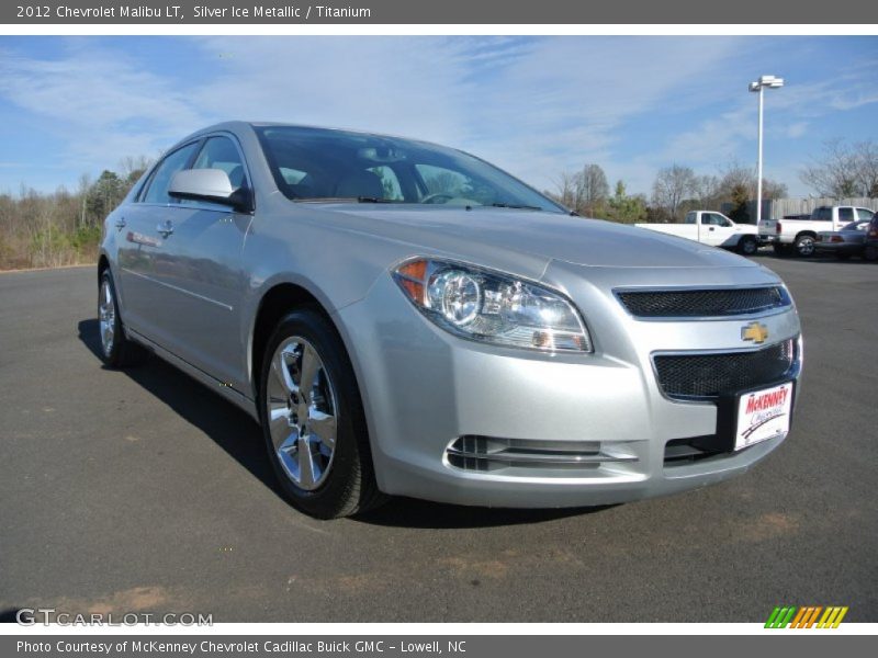 Silver Ice Metallic / Titanium 2012 Chevrolet Malibu LT