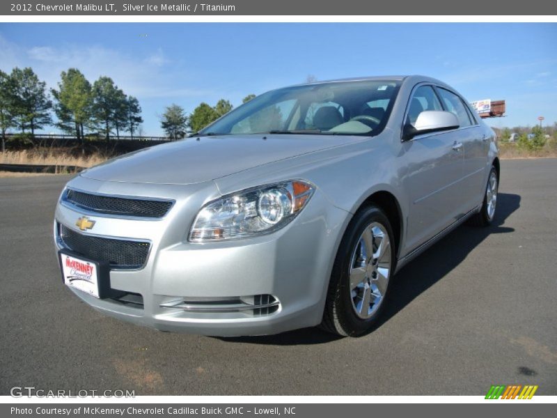 Silver Ice Metallic / Titanium 2012 Chevrolet Malibu LT