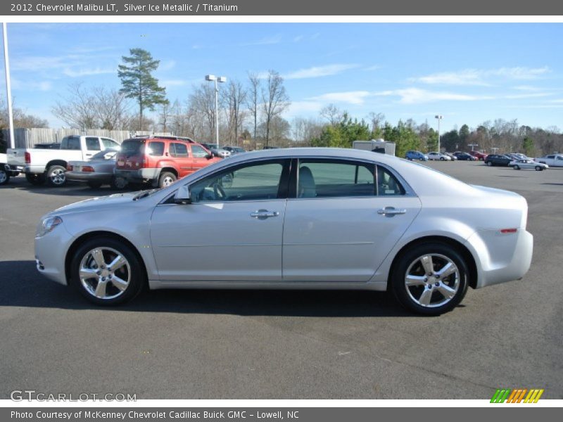 Silver Ice Metallic / Titanium 2012 Chevrolet Malibu LT