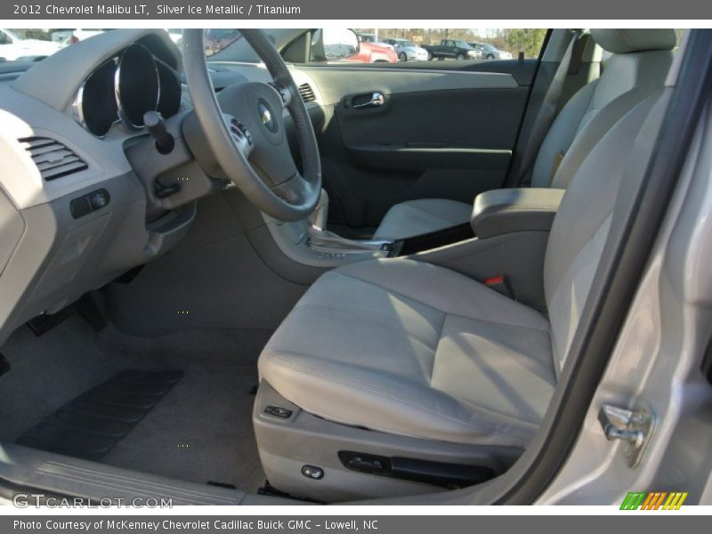 Silver Ice Metallic / Titanium 2012 Chevrolet Malibu LT