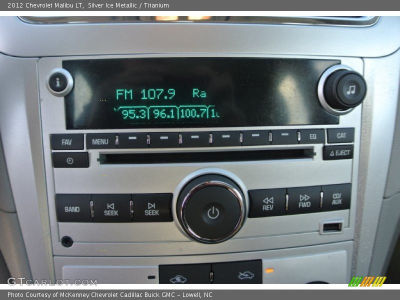Silver Ice Metallic / Titanium 2012 Chevrolet Malibu LT