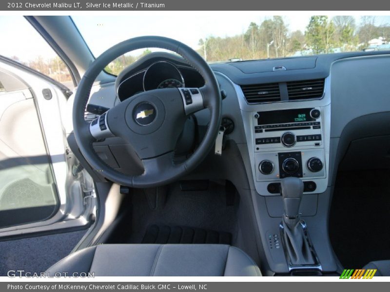 Silver Ice Metallic / Titanium 2012 Chevrolet Malibu LT