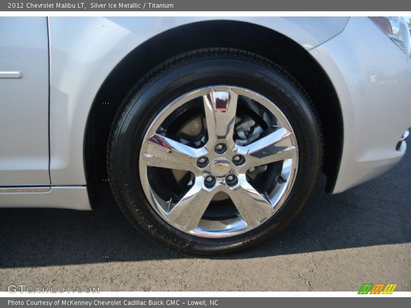 Silver Ice Metallic / Titanium 2012 Chevrolet Malibu LT