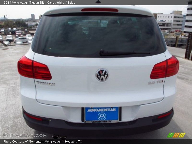 Candy White / Beige 2014 Volkswagen Tiguan SEL