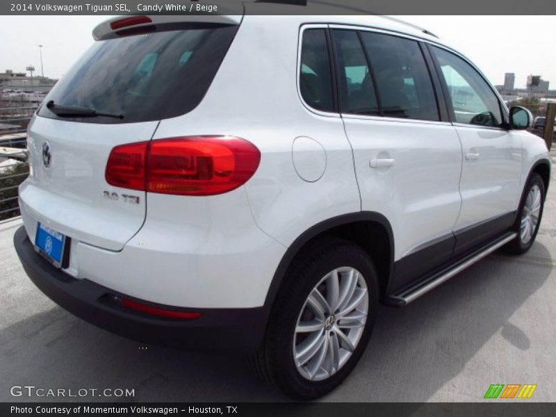 Candy White / Beige 2014 Volkswagen Tiguan SEL