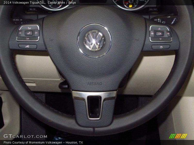 Candy White / Beige 2014 Volkswagen Tiguan SEL