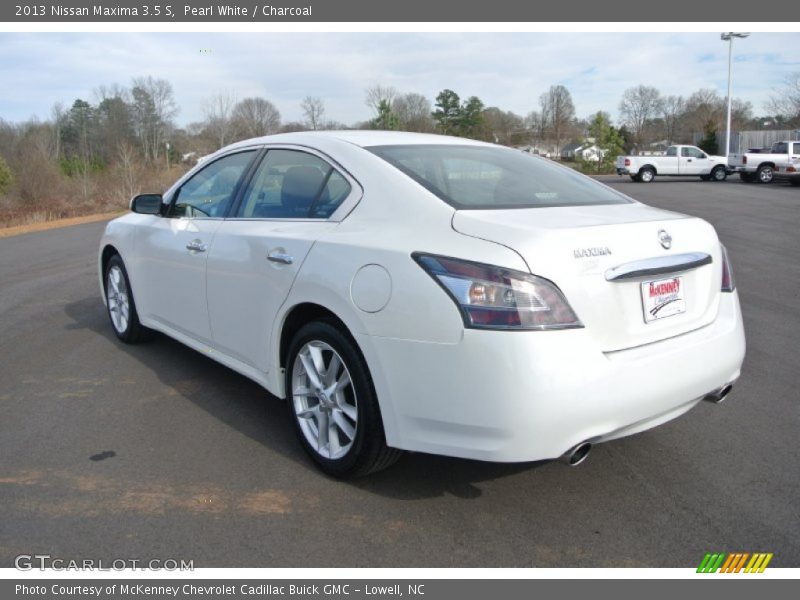 Pearl White / Charcoal 2013 Nissan Maxima 3.5 S