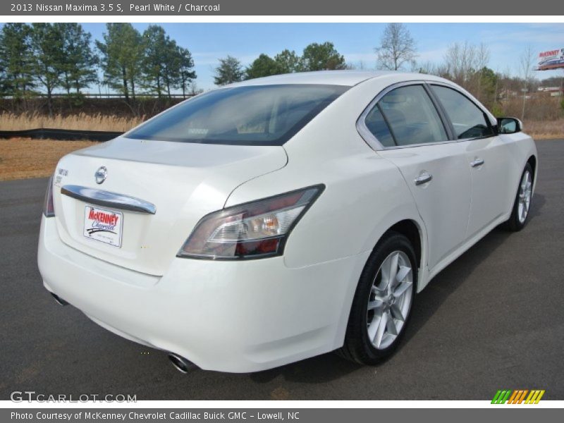 Pearl White / Charcoal 2013 Nissan Maxima 3.5 S