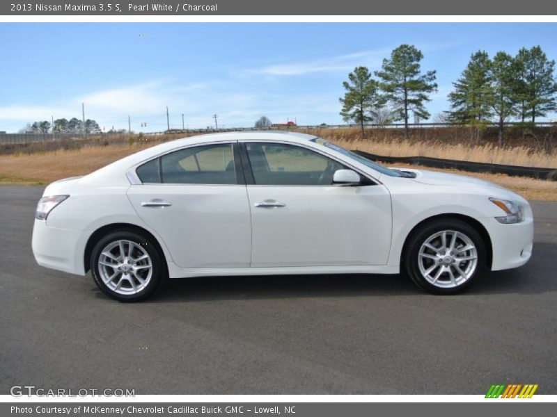 Pearl White / Charcoal 2013 Nissan Maxima 3.5 S