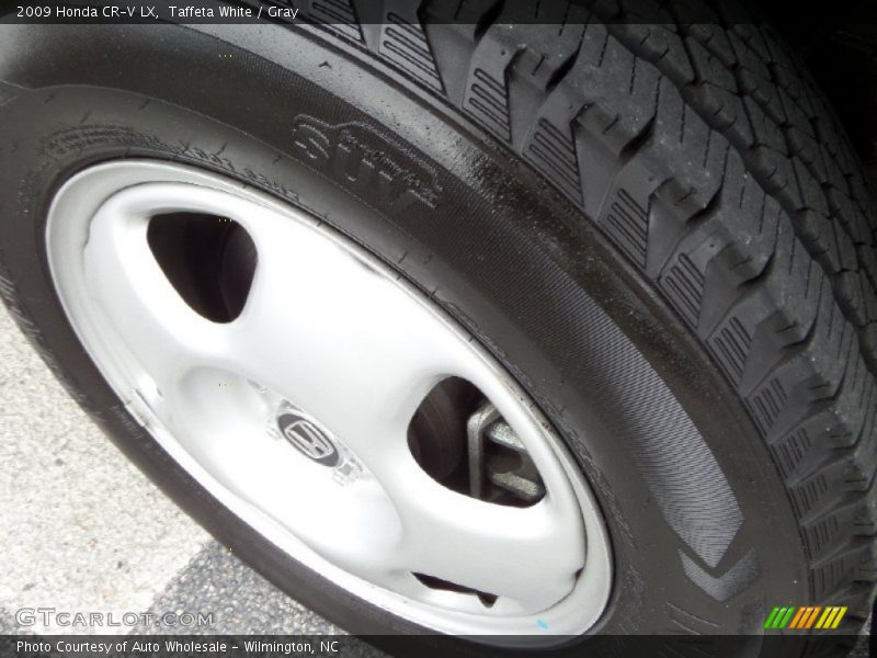 Taffeta White / Gray 2009 Honda CR-V LX