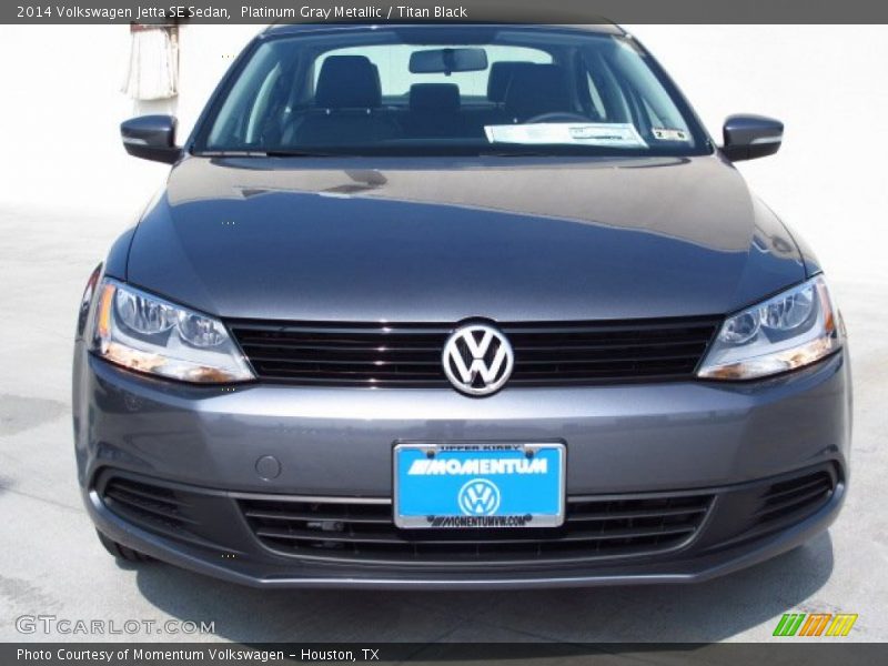 Platinum Gray Metallic / Titan Black 2014 Volkswagen Jetta SE Sedan