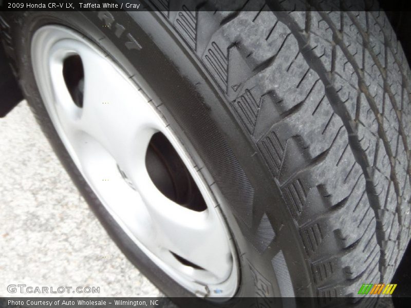 Taffeta White / Gray 2009 Honda CR-V LX