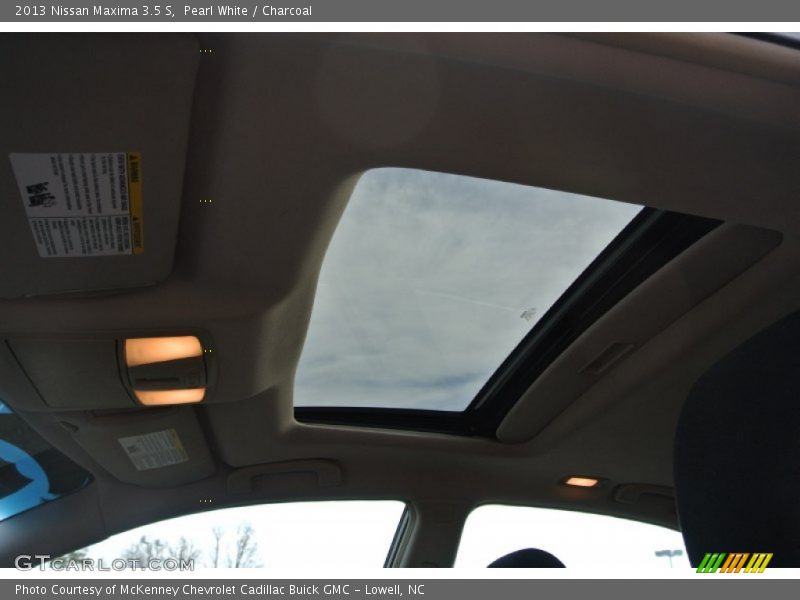 Pearl White / Charcoal 2013 Nissan Maxima 3.5 S