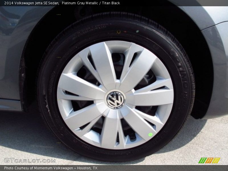 Platinum Gray Metallic / Titan Black 2014 Volkswagen Jetta SE Sedan