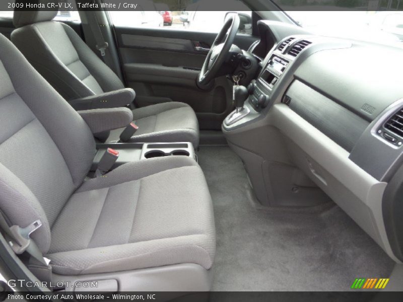 Taffeta White / Gray 2009 Honda CR-V LX
