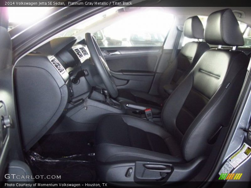 Platinum Gray Metallic / Titan Black 2014 Volkswagen Jetta SE Sedan