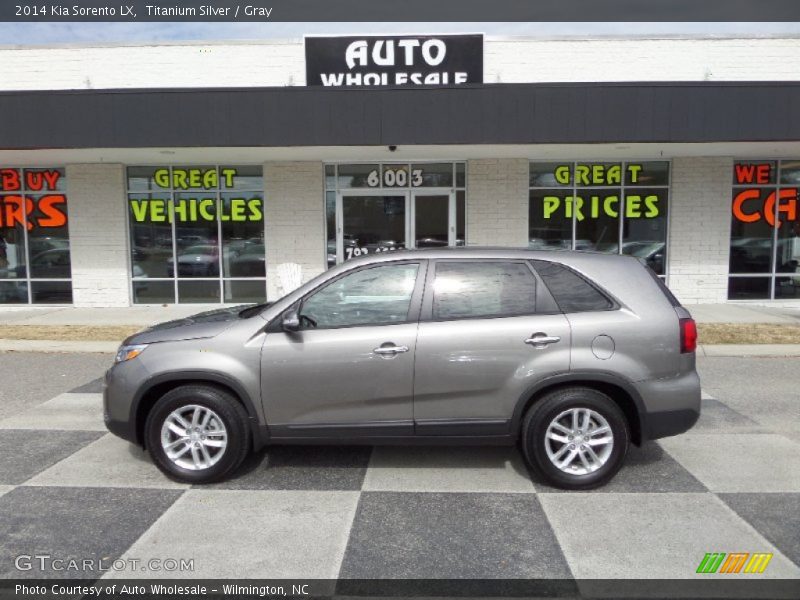 Titanium Silver / Gray 2014 Kia Sorento LX