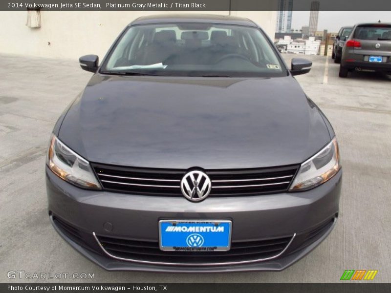 Platinum Gray Metallic / Titan Black 2014 Volkswagen Jetta SE Sedan