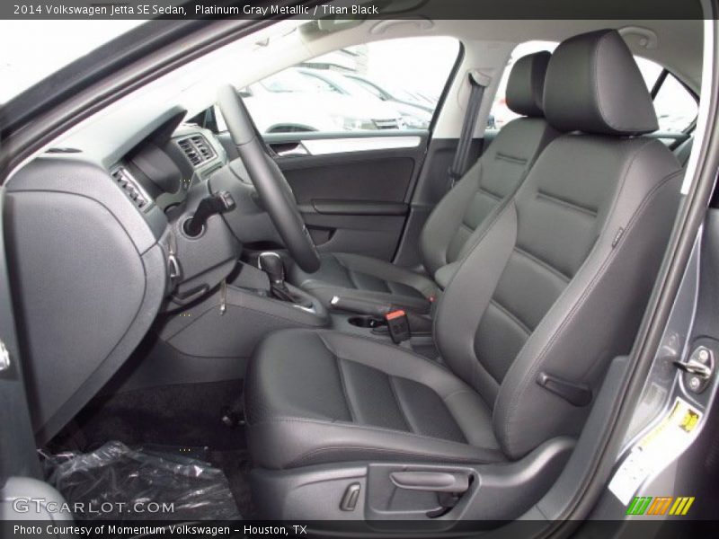 Platinum Gray Metallic / Titan Black 2014 Volkswagen Jetta SE Sedan