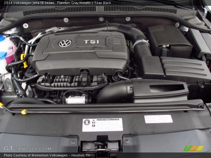 Platinum Gray Metallic / Titan Black 2014 Volkswagen Jetta SE Sedan